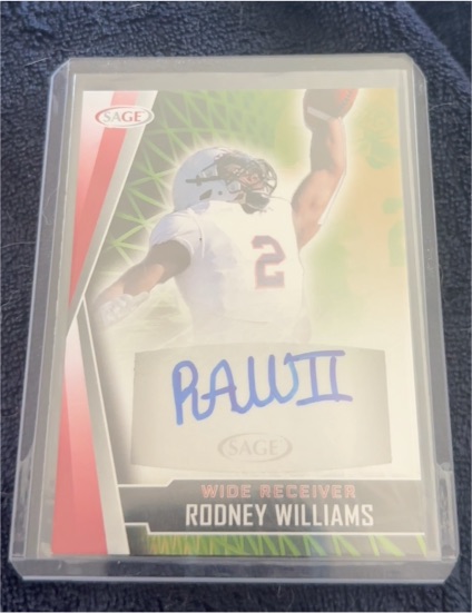 2022 Sage High Series #A-RW Rodney Williams — front
