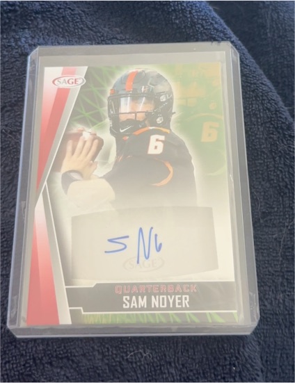 2022 Sage Hit Low Series Autographs #A-SN Sam Noyer — front