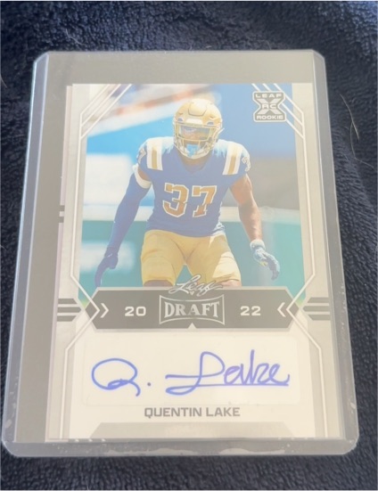 2022 Leaf Draft #BA-QL1 Quentin Lake — front