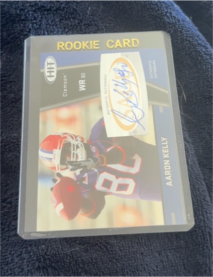 2009 SAGE Hit #A12 Aaron Kelly Rookie Card — front