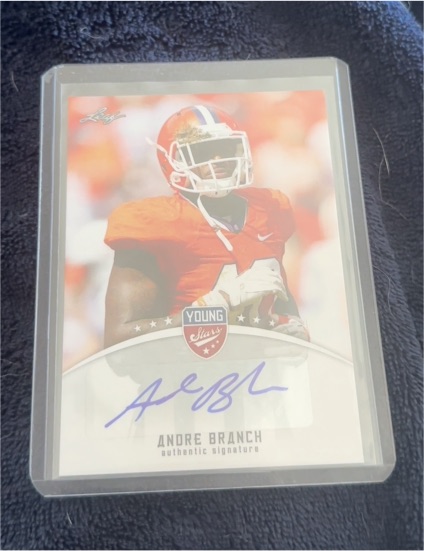 2012 Leaf Young Stars #AB1 Andre Branch — front