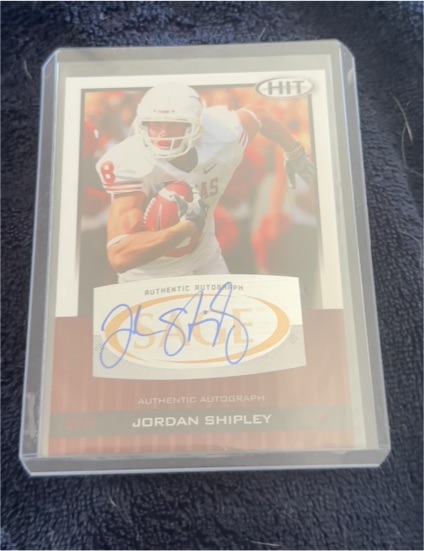 2010 SAGE HIT #A8 Jordan Shipley — front
