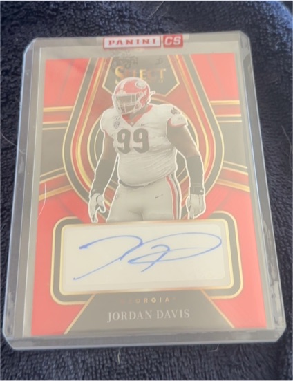 2022 Panini Select Draft Picks #RS-JDA Jordan Davis — front