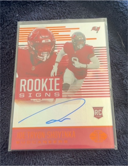 2021 Panini Illusions Rookie Signs Orange #RS-JT Joe Tryon-Shoyinka — front