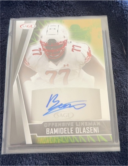 2022 Sage High Series #A-BO Bamidele Olaseni — front