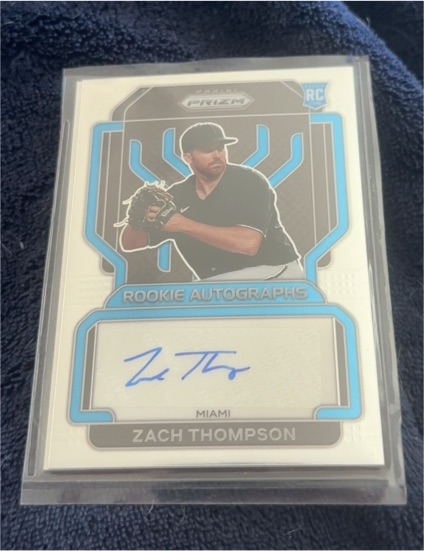 2022 Panini Prizm #RA-ZT Zach Thompson Rookie Autographs — front