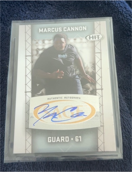 2011 Sage Hit #A41 Marcus Cannon — front