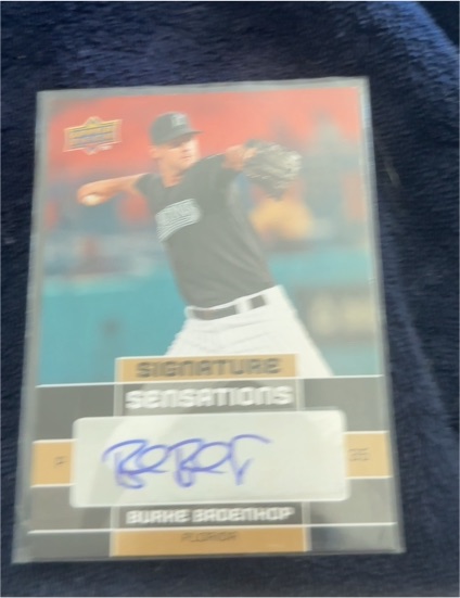 2010 Upper Deck Signature Sensations #SS-BA Burke Badenhop — front