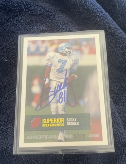 1994 Superior Rookies #22 Bucky Brooks — front
