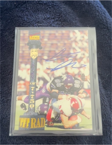 1994 Signature Rookies Tetrad #XIX Steve Shine — front