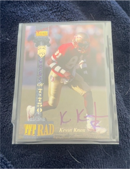 1994 Signature Rookies Tetrad #23 Kevin Knox — front