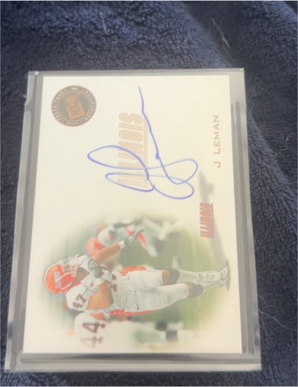2008 Press Pass Autographs Bronze #PPS-JL J Leman — front