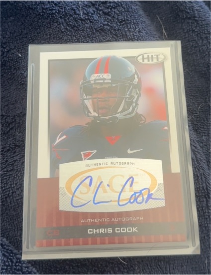 2010 Sage Hit #A41 Chris Cook — front