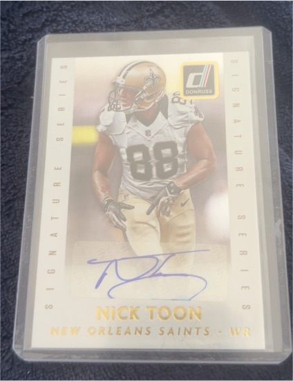 2015 Donruss Signature Series #DSS-NT Nick Toon — front