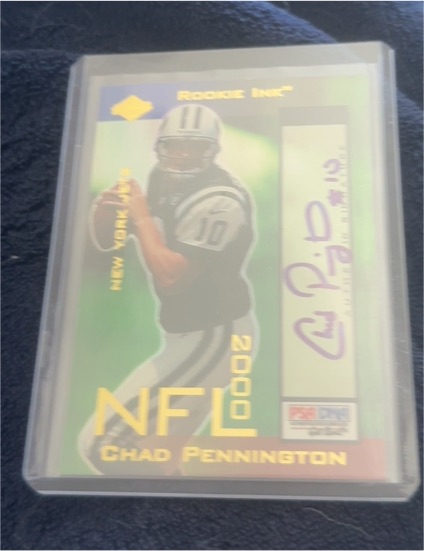 2000 Collector's Edge Rookie Ink Chad Pennington — front
