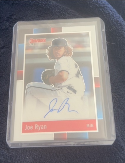 2022 Donruss Retro 1988 Signatures #R88S-JR Joe Ryan — front