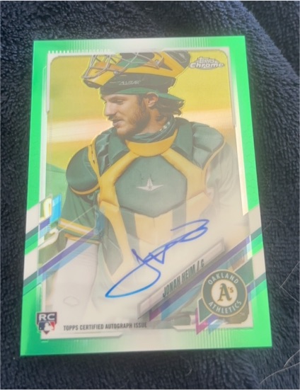 2021 Topps Chrome #RA-JH Jonah Heim — front