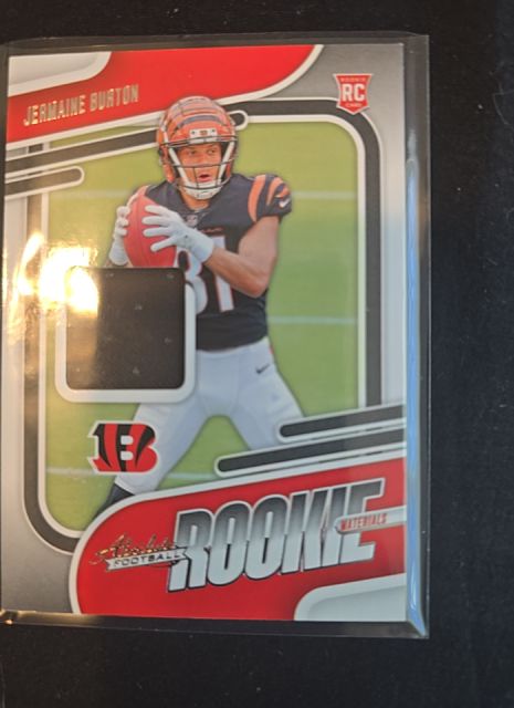 2024 Panini Absolute Rookie Materials #ARM-JBN Jermaine Burton — front