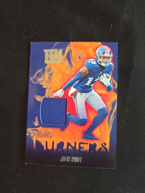 2024 Panini Absolute Football #AB-JHT Jalin Hyatt Burners Patch — front