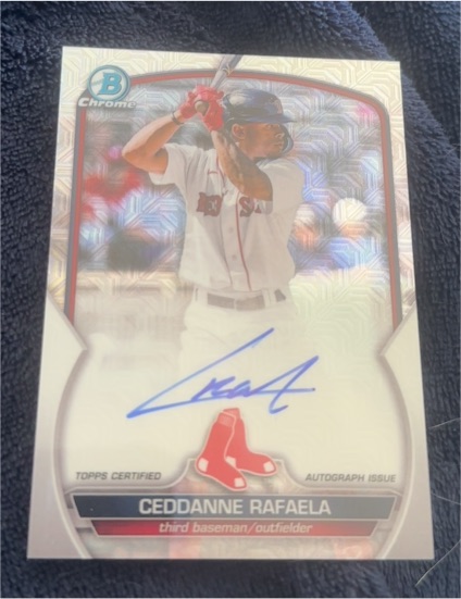 2023 Bowman Chrome #Ceddanne Rafaela — front