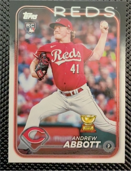 2024 Topps #214 Andrew Abbott — front