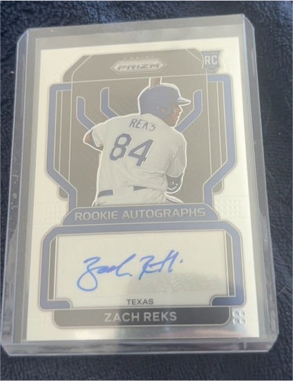 2022 Panini Prizm Rookie Autographs #RA-ZR Zach Reks — front