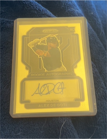 2022 Panini Prizm Rookie Autographs #RA-AG Alex De Goti — front
