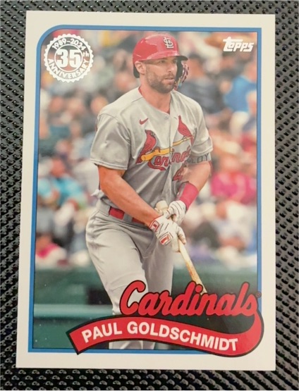 2024 Topps Series 1 1989 Topps 35th Anniversary #89B-18 Paul Goldschmidt — front
