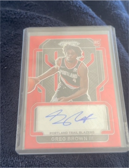 2021-22 Panini Prizm #Greg Brown III — front