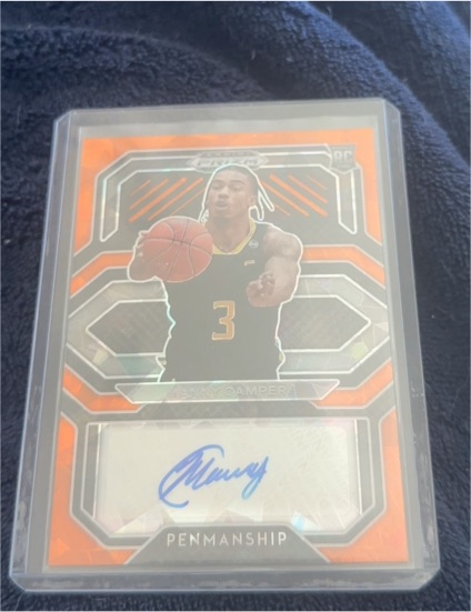 2021 Panini Prizm Draft Picks Penmanship #CP-MCA Manny Camper — front