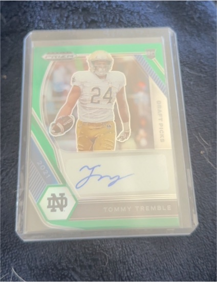 2021 Panini Prizm Draft Picks #DPA-TTR Tommy Tremble — front