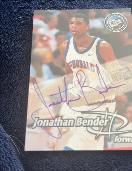 1999 Press Pass # Jonathan Bender — front