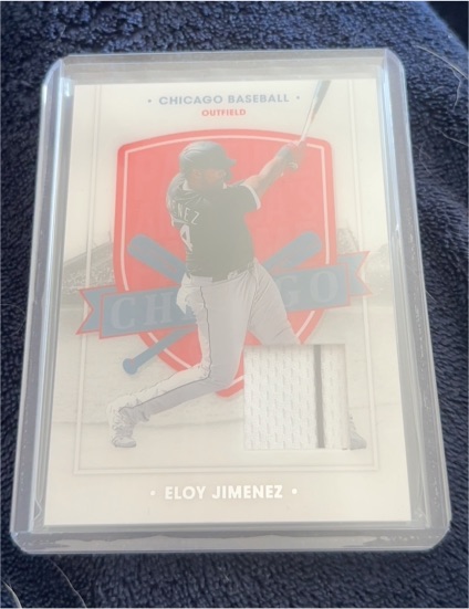 2021 Panini Chronicles America's Pastime Swatches #73 Eloy Jimenez — front