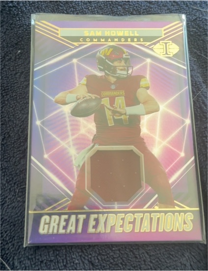 2023 Panini Illusions Great Expectations #GE-SHO Sam Howell — front