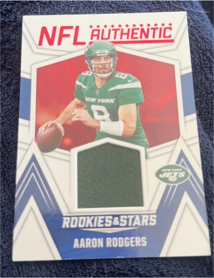 2023 Panini Rookies & Stars NFL Authentic #Aaron Rodgers — front
