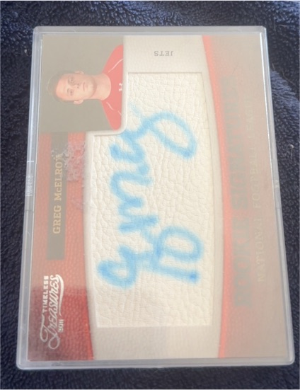 2011 Panini Timeless Treasures Greg McElroy Rookie Signature — front