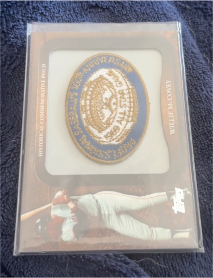 2009 Topps Historical Commemorative Patch #LPR-133 Willie McCovey — front