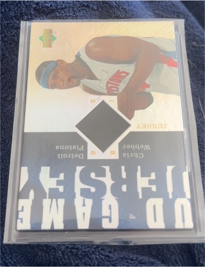 2006-07 Upper Deck UD Game Jersey #GJ-CW Chris Webber — front