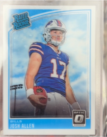 2018 Donruss Optic Rated Rookie #154 Josh Allen — front