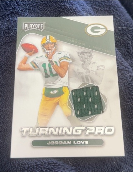 2020 Panini Playoff Turning Pro #TP-4 Jordan Love — front