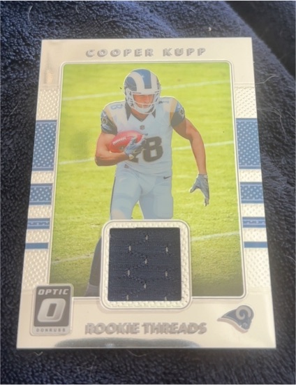 2017 Donruss Optic #18 Cooper Kupp Rookie Threads — front