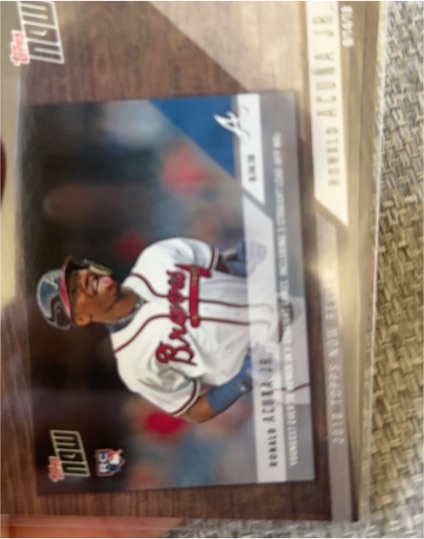 2019 Topps '18 Topps Now Review #TN-10 Ronald Acuna Jr. — front