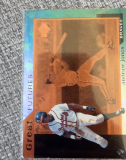 1997 SP Great Futures #1 Andruw Jones — front