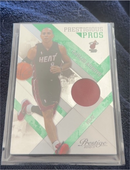 2010-11 Panini Prestige Prestigious Pros Carlos Arroyo — front