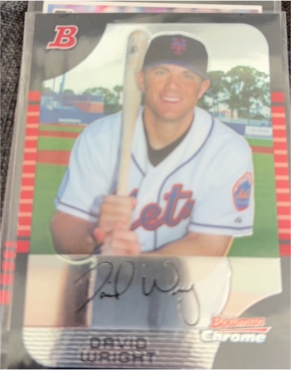 2005 Bowman Chrome #35 David Wright — front