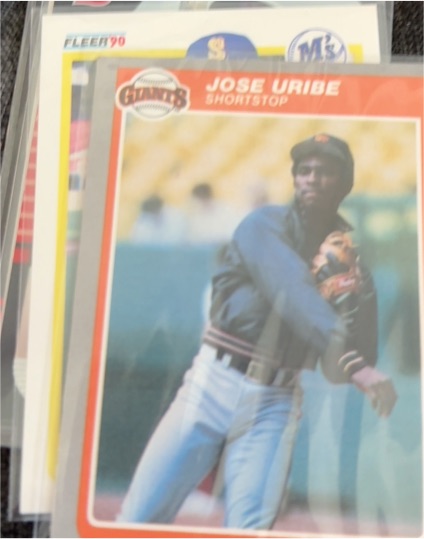 1985 Fleer Update #U-124 Jose Uribe — front