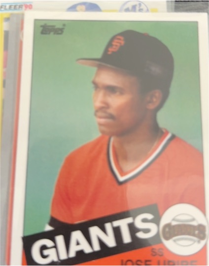 1985 Topps Traded #125T Jose Uribe — front
