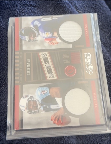 2001 Donruss Classics Changing Stripes #CS-2 Steve McNair — front