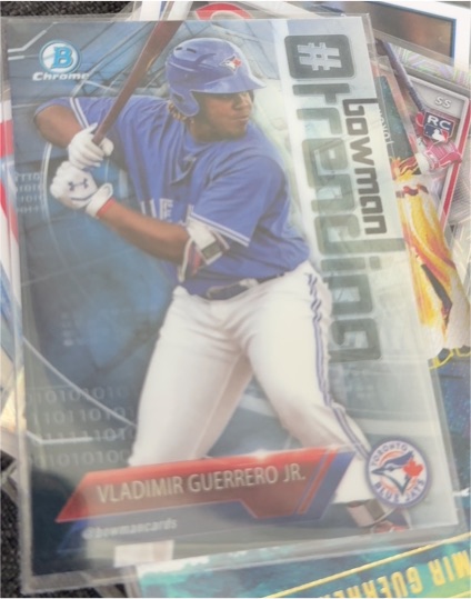 2018 Bowman Chrome #Bowman Trending Vladimir Guerrero Jr. — front