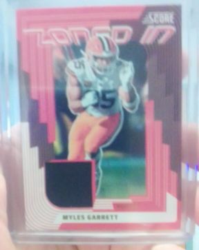 2025 Panini Score Zoned In #ZON-MGT Myles Garrett — front